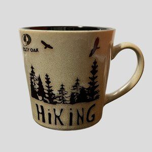 Mossy Oak Hiking Mug 16 oz Forrest Birds of Prey Outdoors Beige Brown Cup